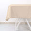Polyester Square 54"x54" Tablecloth Nude - Wrinkle-Resistant & Durable Table Cover