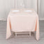 Premium Polyester Square Tablecloth 70"x70" Blush 220GSM Wrinkle-Resistant Table Cover