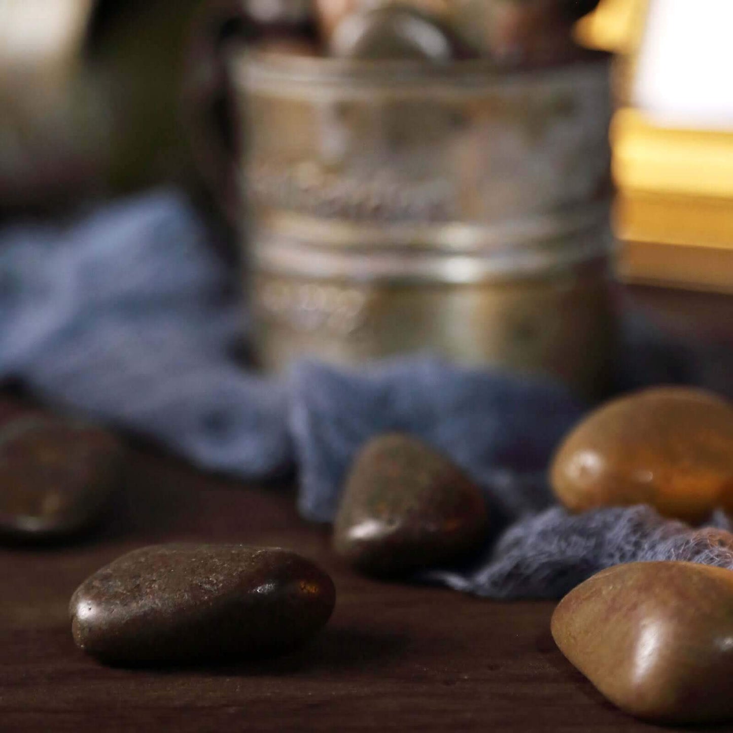 Polished Decorative Stones Natural Assorted Design - Ideal Vase Fillers, Landscaping, and Aquarium Use 2Lb - Linen Luxes