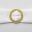20 Pack Diamond Round Chair Sash Band Buckle Pins Gold - Timeless Rhinestone Napkin Rings for Weddings & Gatherings 2.5"