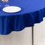 Scuba Round 70" Tablecloth Royal Blue - Wrinkle Free & Stain Resistant Table Cover
