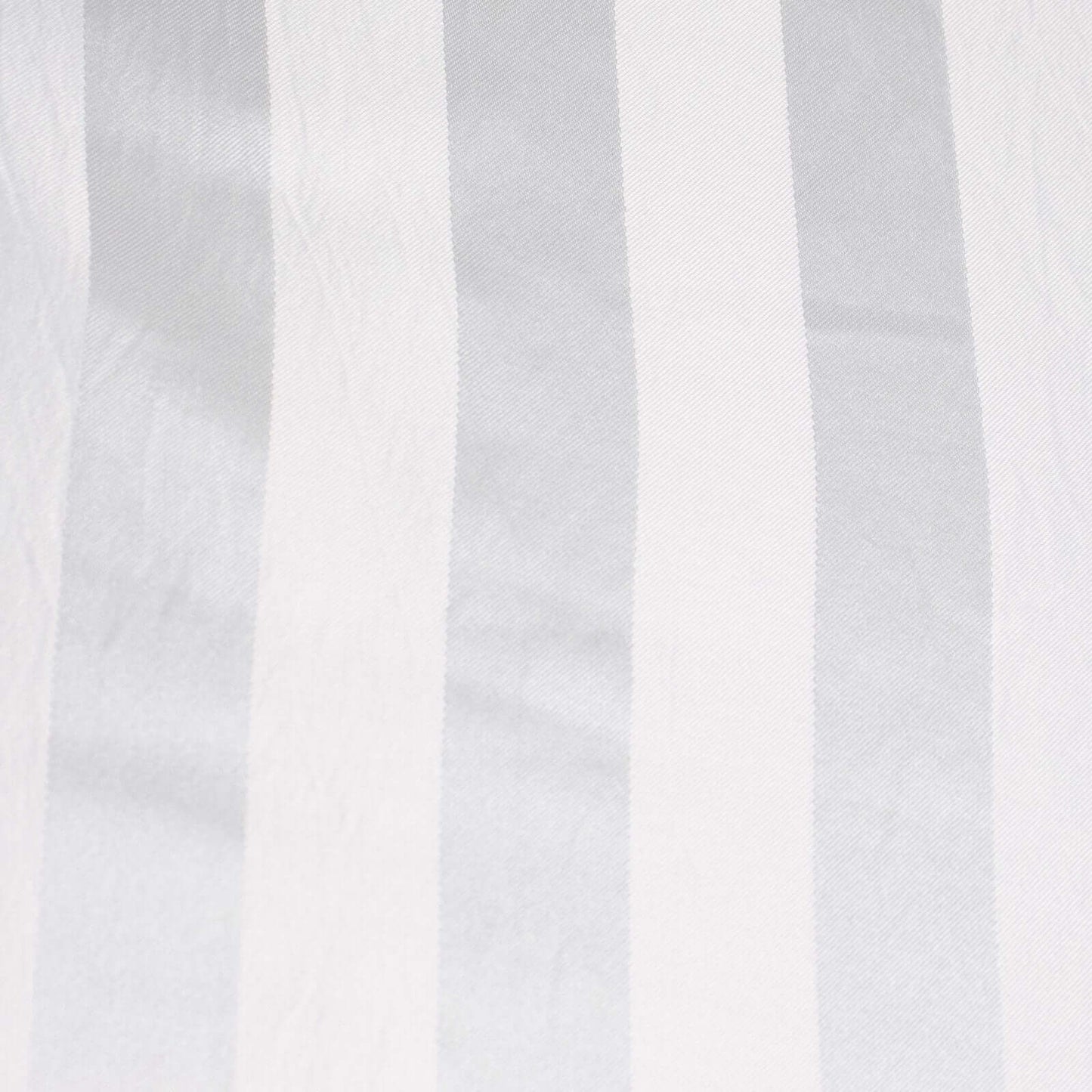 Satin Striped 120" Round Tablecloth White - Silky Smooth Seamless Wedding Decor