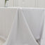 Fire Retardant Premium Polyester 90"x156" Rectangular Tablecloth White - Stylish High-Performance Seamless Table Cover for Large Gatherings