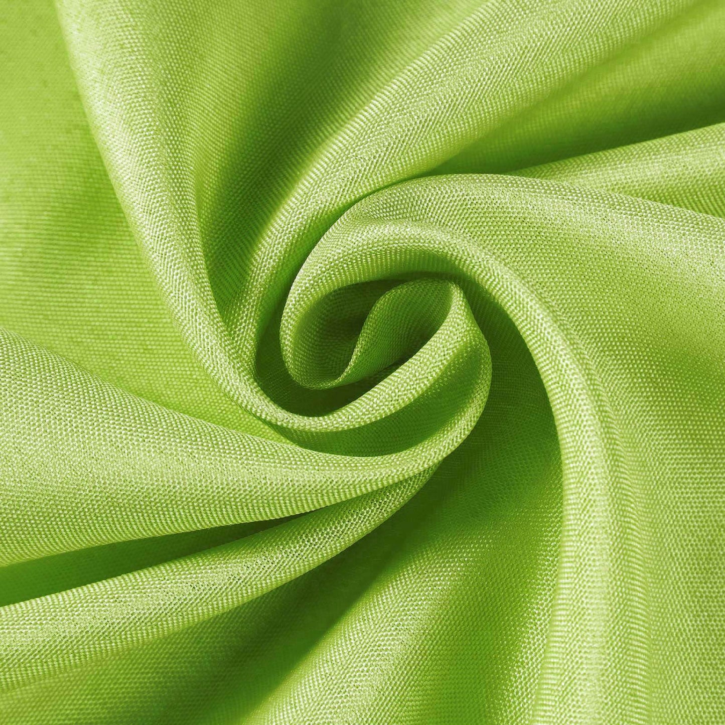 Polyester 108" Round Tablecloth Apple Green - Wrinkle - Resistant Table Cover - Linen Luxes