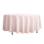Polyester 108" Round Tablecloth Blush - Wrinkle - Resistant Table Cover - Linen Luxes