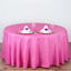 Polyester 108" Round Tablecloth Fuchsia - Wrinkle - Resistant Table Cover - Linen Luxes