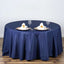 Polyester 108" Round Tablecloth Navy Blue - Wrinkle - Resistant Table Cover - Linen Luxes