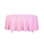 Polyester 108" Round Tablecloth Pink - Wrinkle - Resistant Table Cover - Linen Luxes