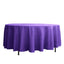 Polyester 108" Round Tablecloth Purple - Wrinkle - Resistant Table Cover - Linen Luxes