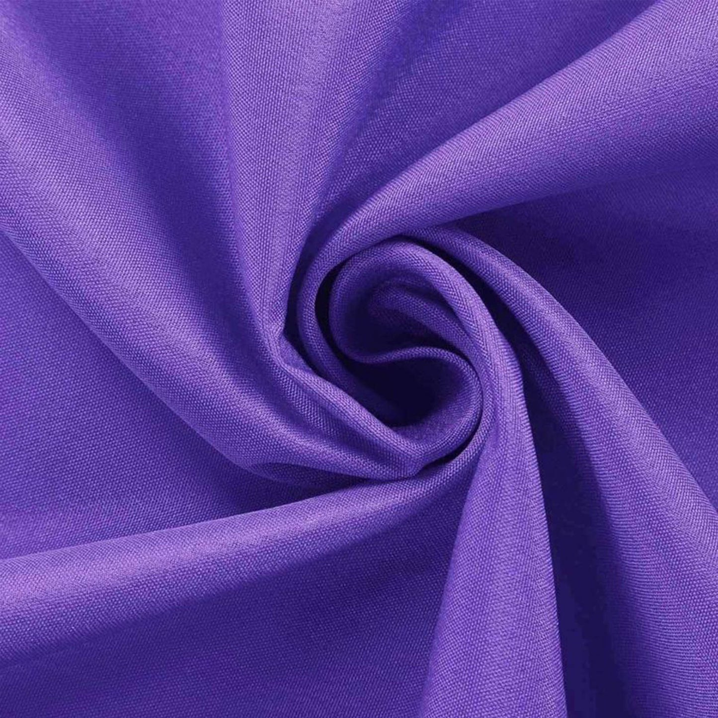 Polyester 108" Round Tablecloth Purple - Wrinkle - Resistant Table Cover - Linen Luxes