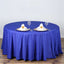 Polyester 108" Round Tablecloth Royal Blue - Wrinkle - Resistant Table Cover - Linen Luxes