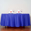Polyester 108" Round Tablecloth Royal Blue - Wrinkle - Resistant Table Cover - Linen Luxes