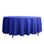 Polyester 108" Round Tablecloth Royal Blue - Wrinkle - Resistant Table Cover - Linen Luxes