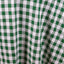 Polyester 108" Round Tablecloth White/Green - Checkered Buffalo Plaid Table Cover - Linen Luxes