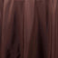 Polyester 120" Round Tablecloth Chocolate - Seamless Wrinkle - Resistant Table Cover - Linen Luxes