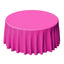 Polyester 120" Round Tablecloth Fuchsia - Seamless Wrinkle - Resistant Table Cover - Linen Luxes