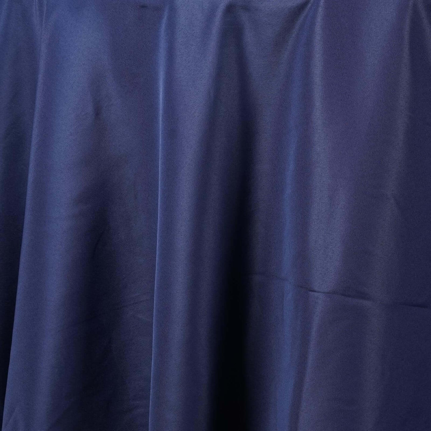 Polyester 120" Round Tablecloth Navy Blue - Seamless Wrinkle - Resistant Table Cover - Linen Luxes
