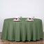 Polyester 120" Round Tablecloth Olive Green - Seamless Wrinkle - Resistant Table Cover - Linen Luxes