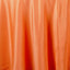 Polyester 120" Round Tablecloth Orange - Seamless Wrinkle - Resistant Table Cover - Linen Luxes