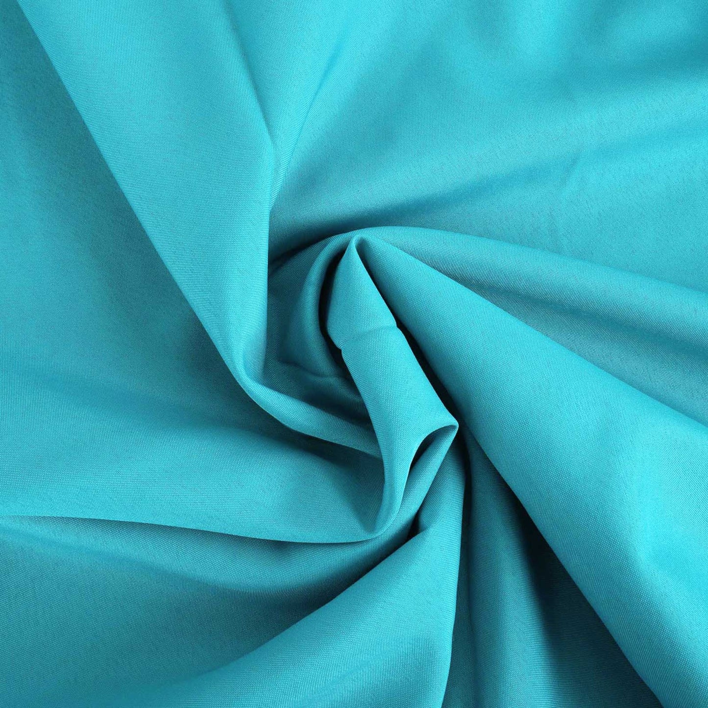 Polyester 120" Round Tablecloth Turquoise - Seamless Wrinkle - Resistant Table Cover - Linen Luxes