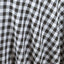 Polyester 120" Round Tablecloth White/Black Seamless - Checkered Buffalo Plaid Design for Stylish Celebrations - Linen Luxes