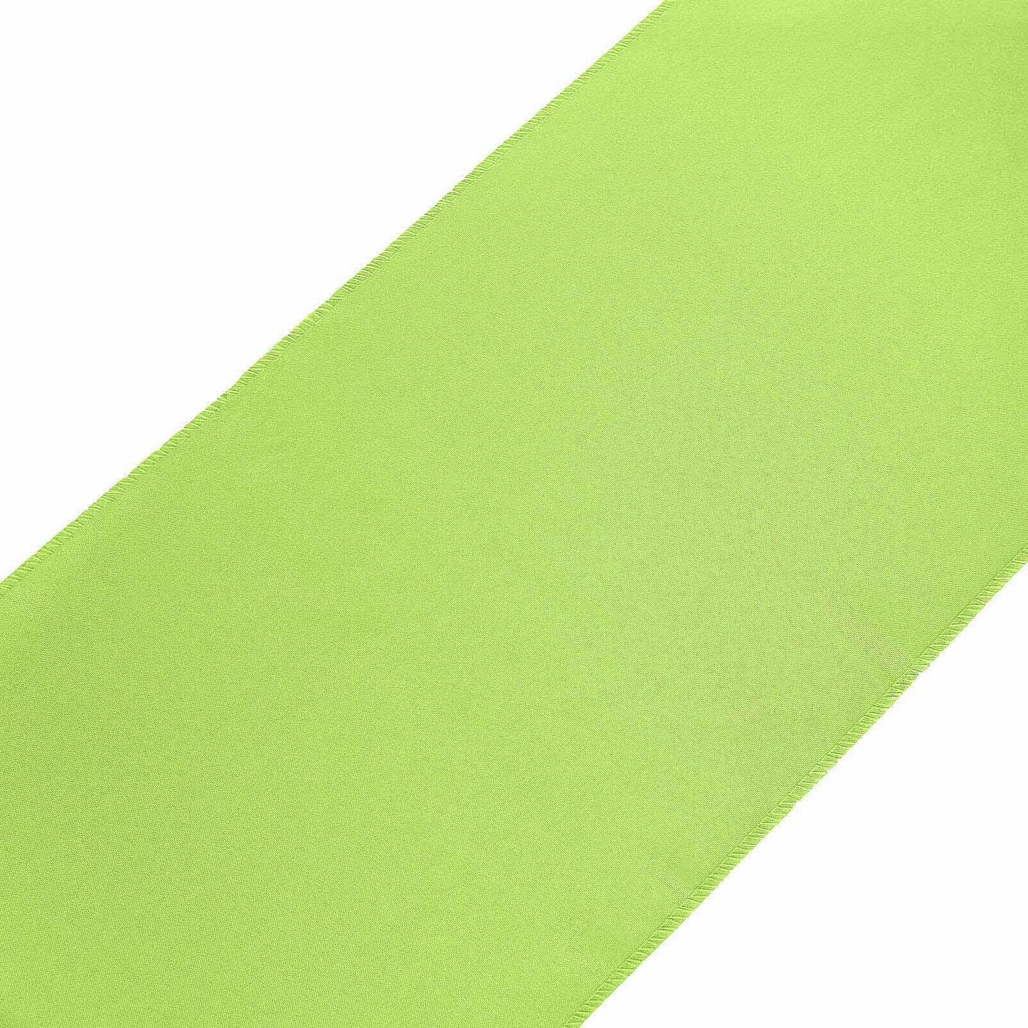 Polyester 12"x108" Table Runner Apple Green - Durable & Wrinkle - Resistant Table Decor - Linen Luxes