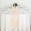 Polyester 12"x108" Table Runner Beige - Durable & Wrinkle - Resistant Table Decor - Linen Luxes