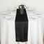 Polyester 12"x108" Table Runner Black - Durable & Wrinkle - Resistant Table Decor - Linen Luxes