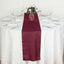 Polyester 12"x108" Table Runner Burgundy - Durable & Wrinkle - Resistant Table Decor - Linen Luxes