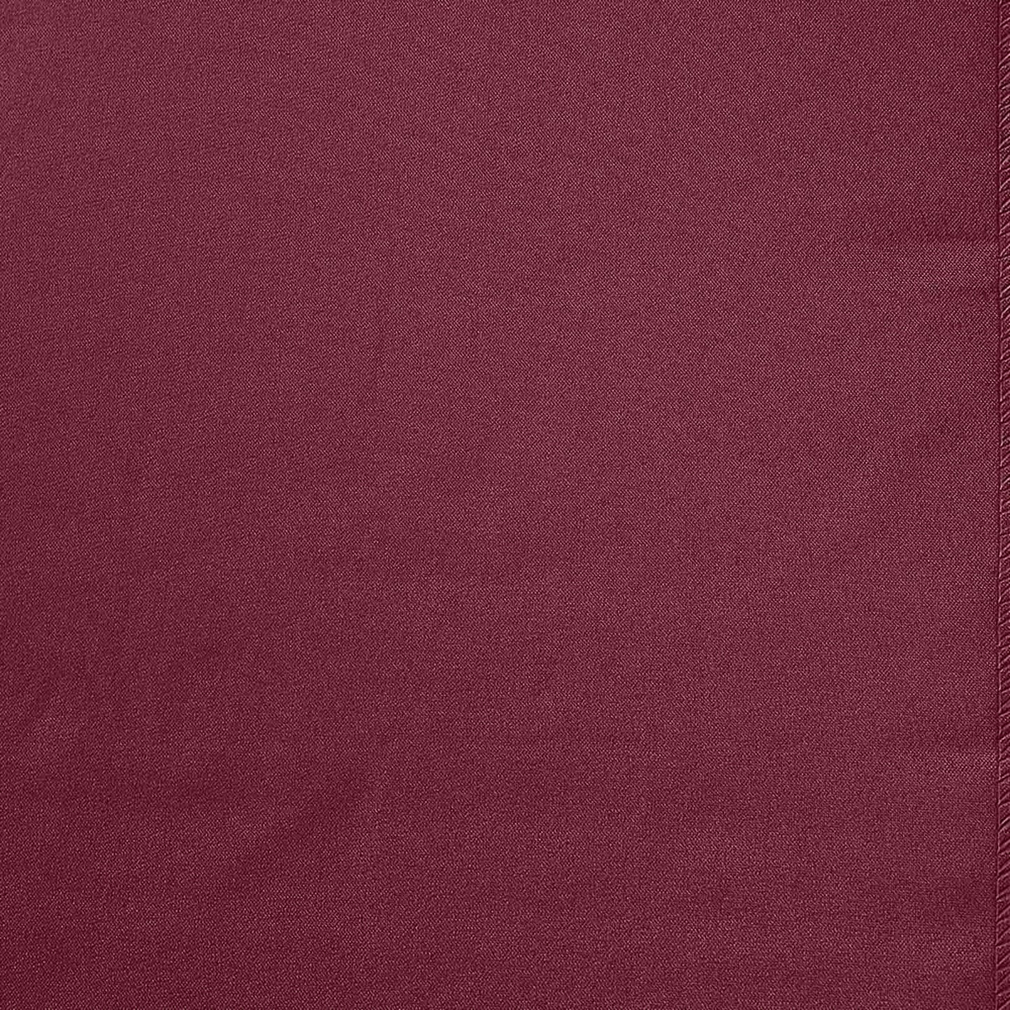 Polyester 12"x108" Table Runner Burgundy - Durable & Wrinkle - Resistant Table Decor - Linen Luxes