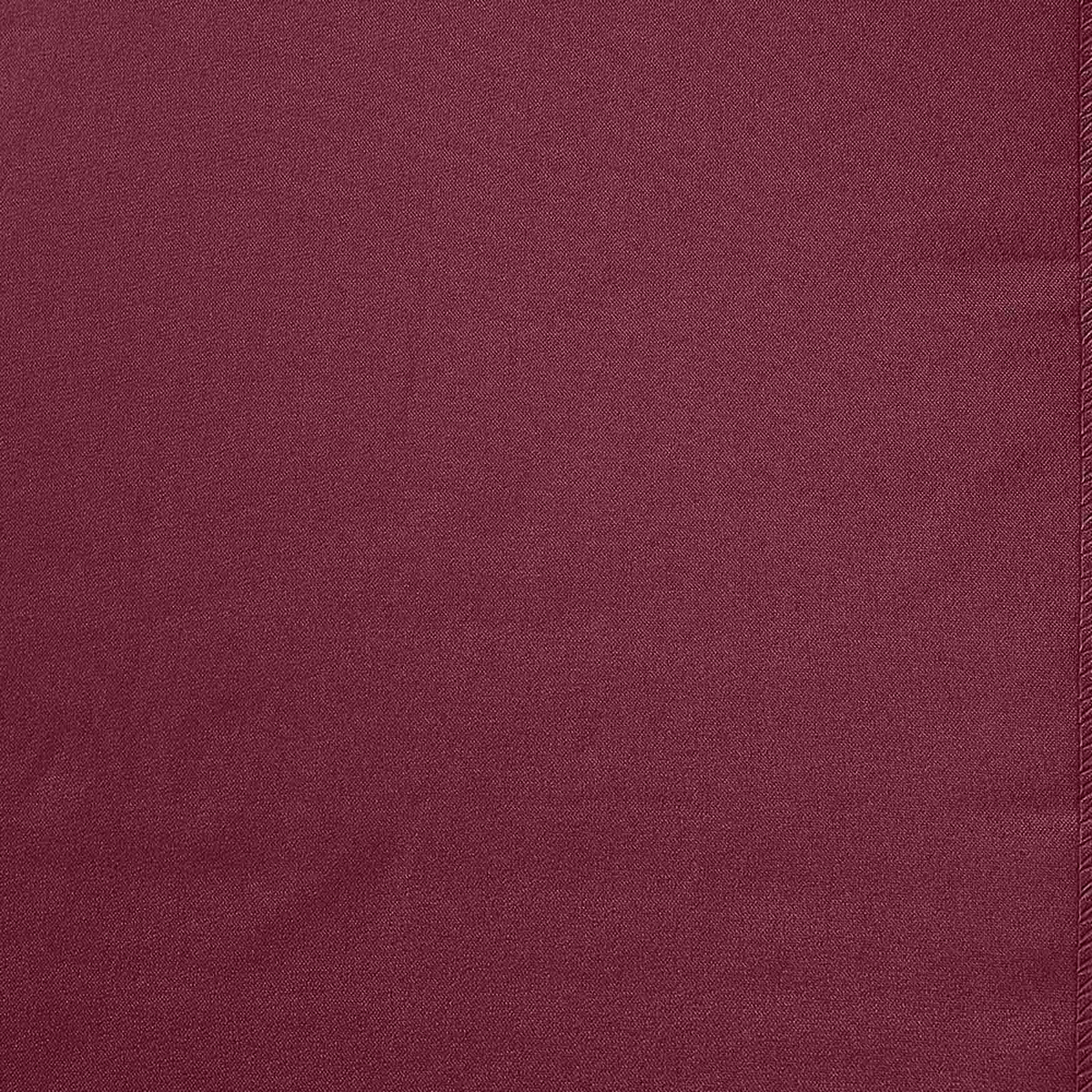 Polyester 12"x108" Table Runner Burgundy - Durable & Wrinkle - Resistant Table Decor - Linen Luxes