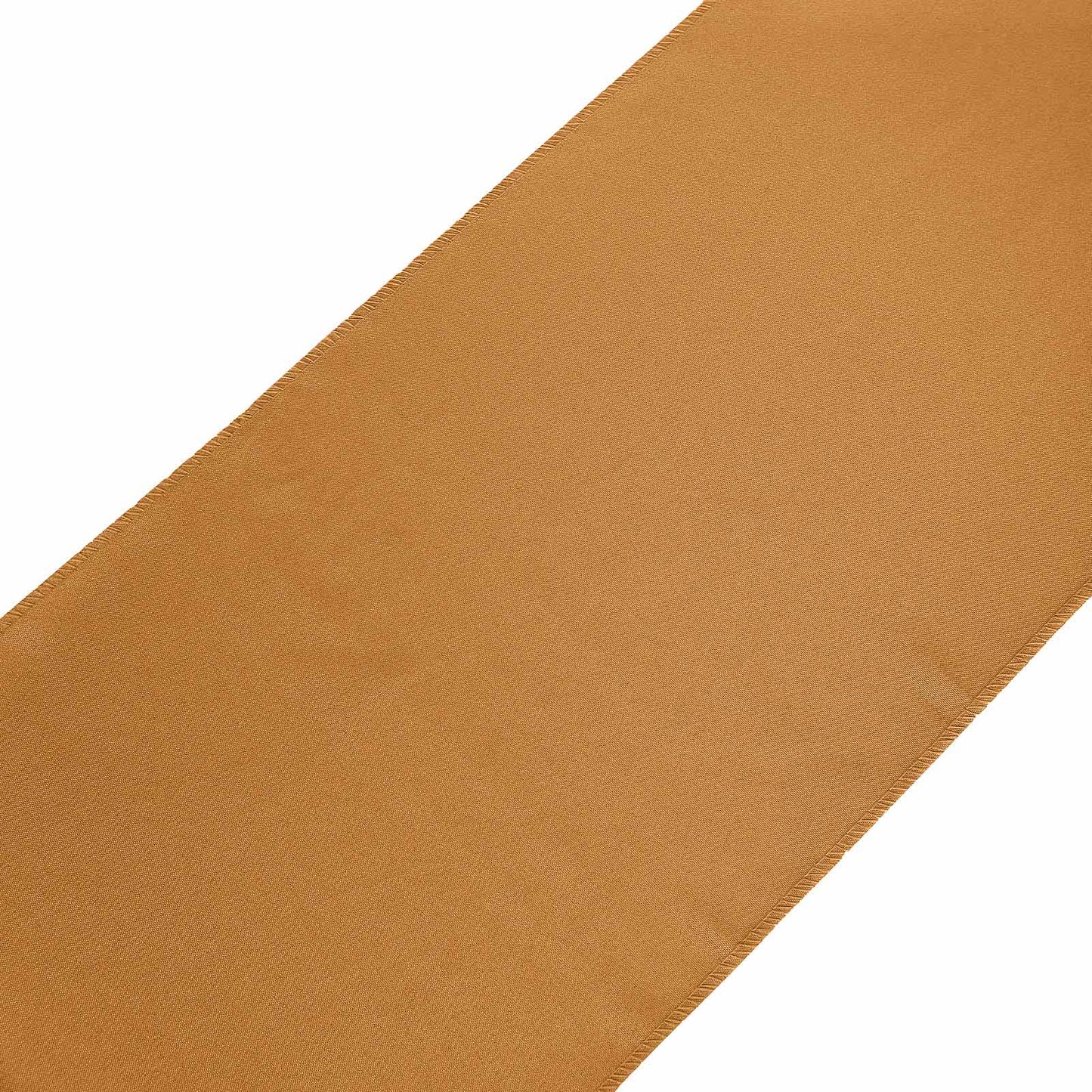 Polyester 12"x108" Table Runner Gold - Durable & Wrinkle - Resistant Table Decor for All Occasions - Linen Luxes