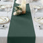 Polyester 12"x108" Table Runner Hunter Emerald Green - Durable & Wrinkle - Resistant Table Decor - Linen Luxes