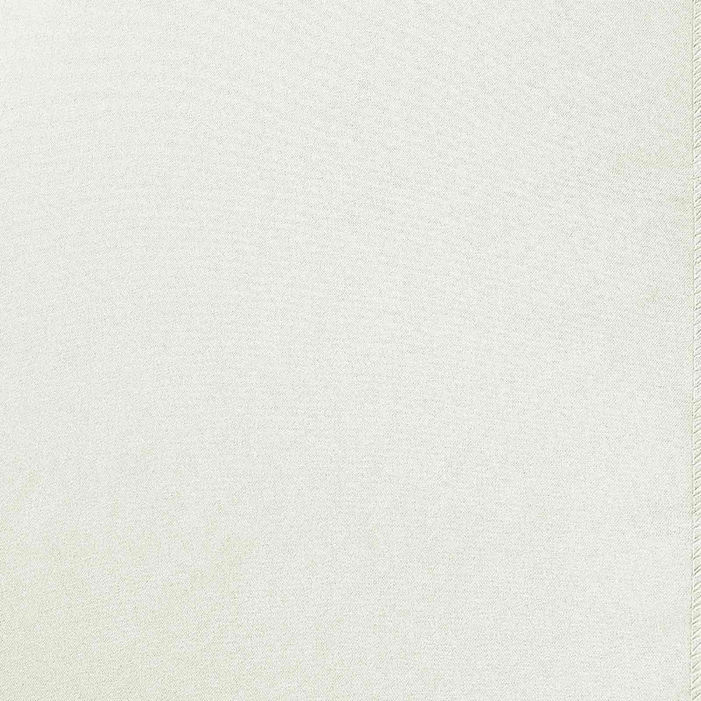 Polyester 12"x108" Table Runner Ivory - Durable & Wrinkle - Resistant Table Decor - Linen Luxes