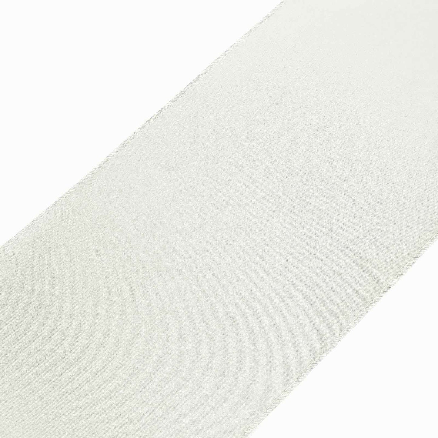 Polyester 12"x108" Table Runner Ivory - Durable & Wrinkle - Resistant Table Decor - Linen Luxes