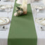 Polyester 12"x108" Table Runner Olive Green - Durable & Wrinkle - Resistant Table Decor - Linen Luxes