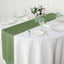 Polyester 12"x108" Table Runner Olive Green - Durable & Wrinkle - Resistant Table Decor - Linen Luxes