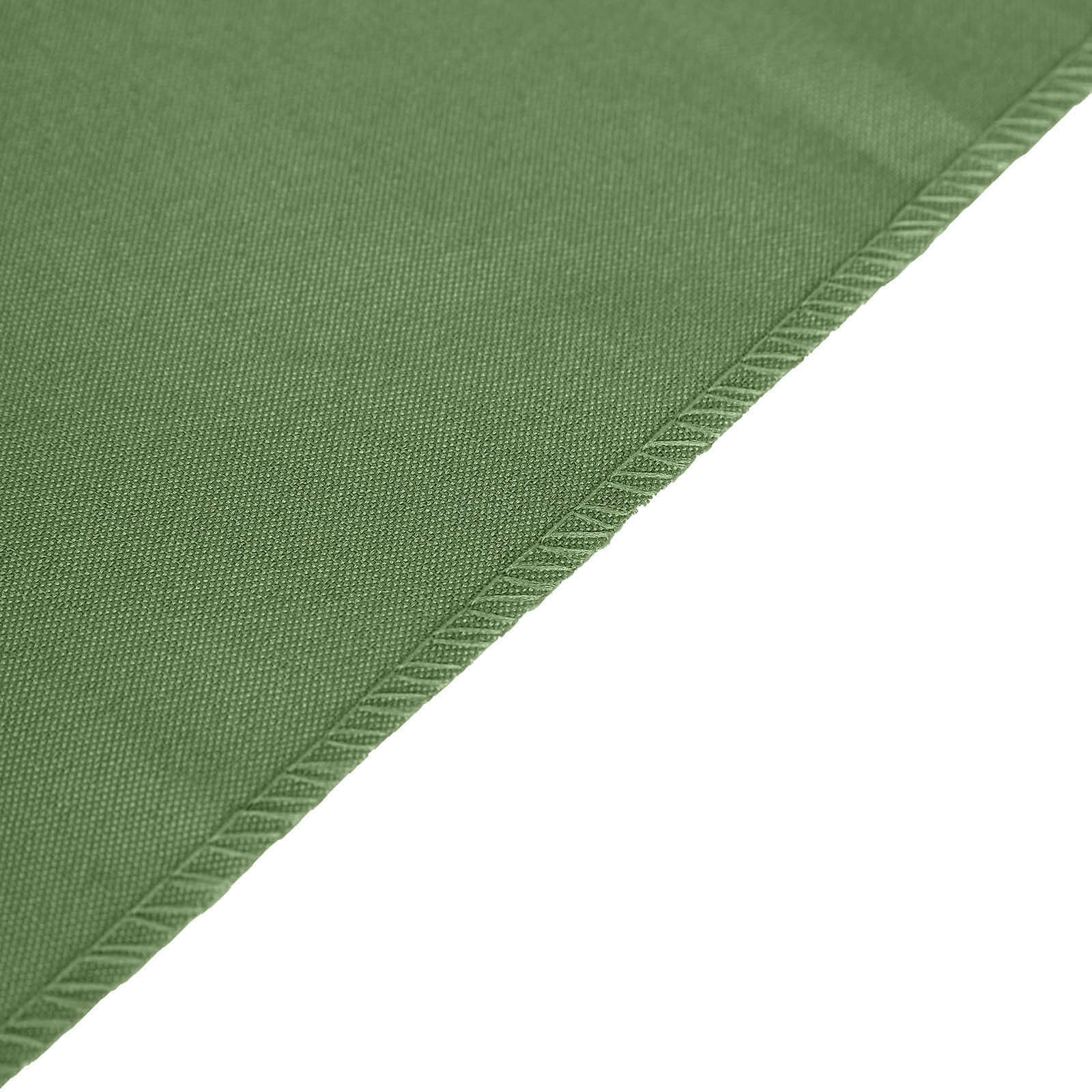 Polyester 12"x108" Table Runner Olive Green - Durable & Wrinkle - Resistant Table Decor - Linen Luxes