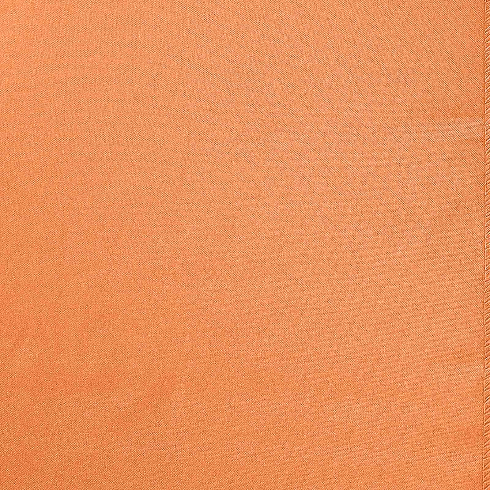 Polyester 12"x108" Table Runner Orange - Durable & Wrinkle - Resistant Table Decor - Linen Luxes