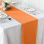 Polyester 12"x108" Table Runner Orange - Durable & Wrinkle - Resistant Table Decor - Linen Luxes