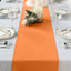 Polyester 12"x108" Table Runner Orange - Durable & Wrinkle - Resistant Table Decor - Linen Luxes