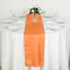 Polyester 12"x108" Table Runner Orange - Durable & Wrinkle - Resistant Table Decor - Linen Luxes
