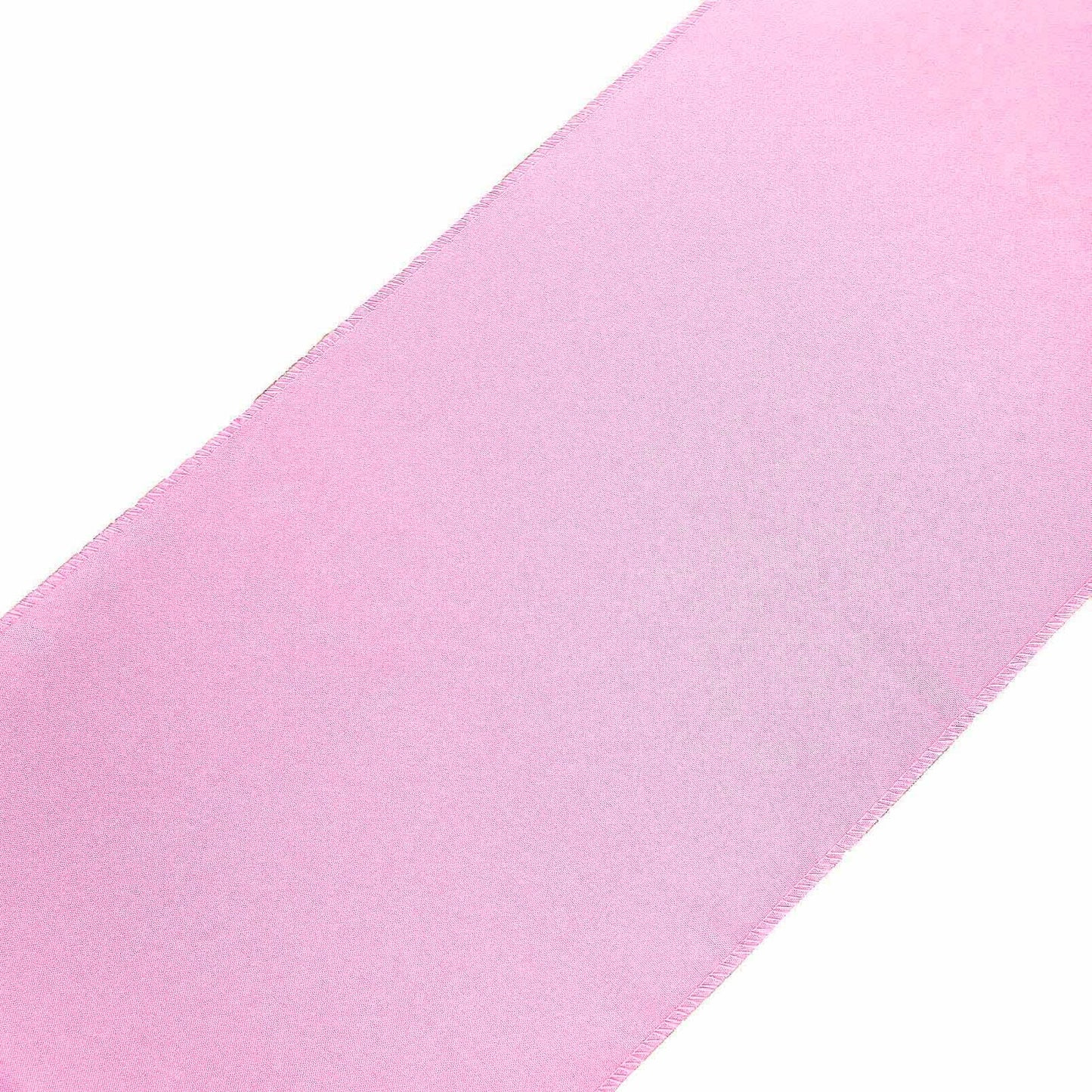 Polyester 12"x108" Table Runner Pink - Durable & Wrinkle - Resistant Table Decor - Linen Luxes