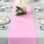 Polyester 12"x108" Table Runner Pink - Durable & Wrinkle - Resistant Table Decor - Linen Luxes