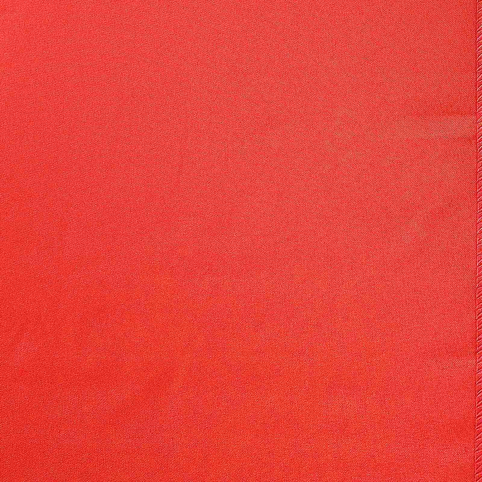 Polyester 12"x108" Table Runner Red - Durable & Wrinkle - Resistant Table Decor - Linen Luxes