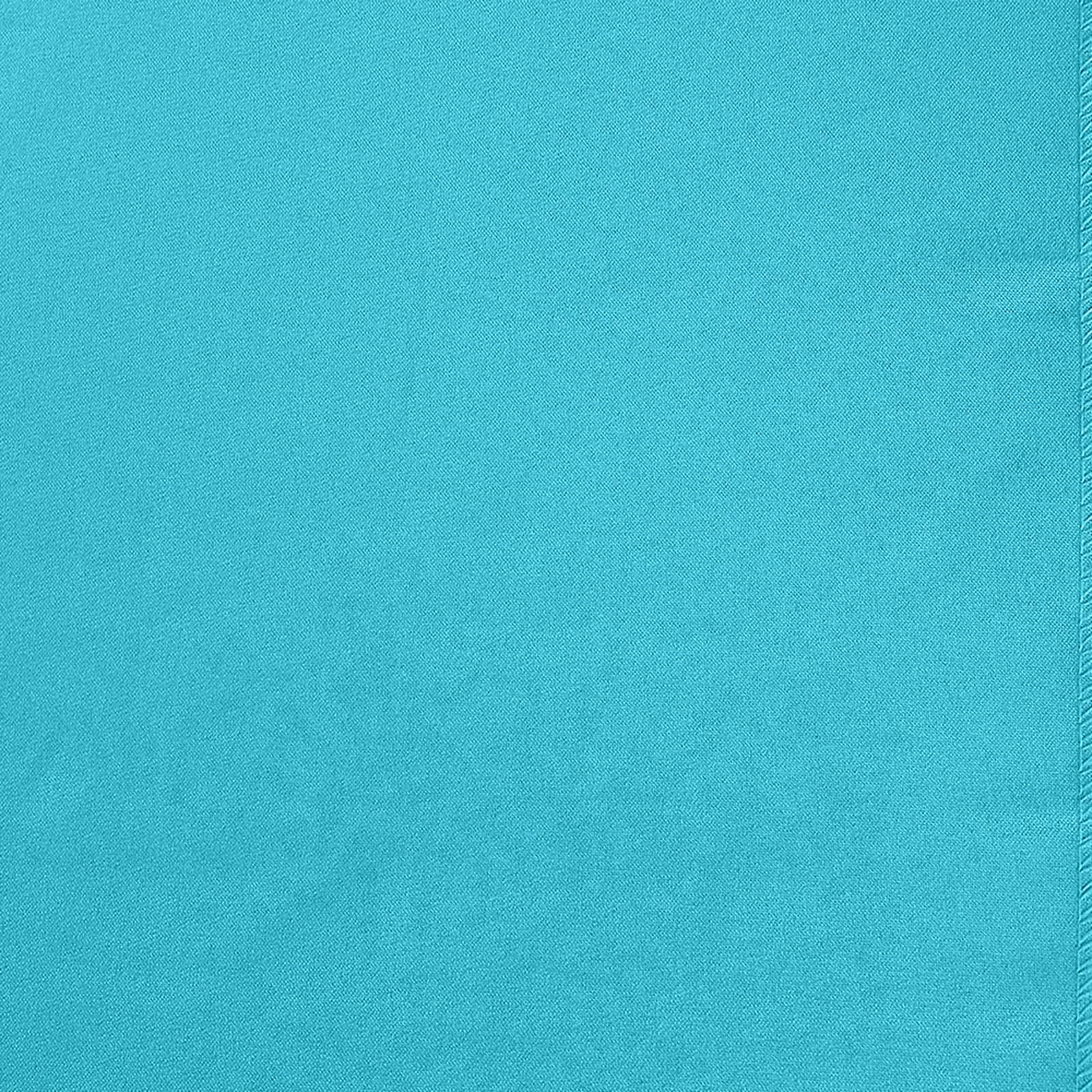 Polyester 12"x108" Table Runner Turquoise - Durable & Wrinkle - Resistant Table Decor - Linen Luxes