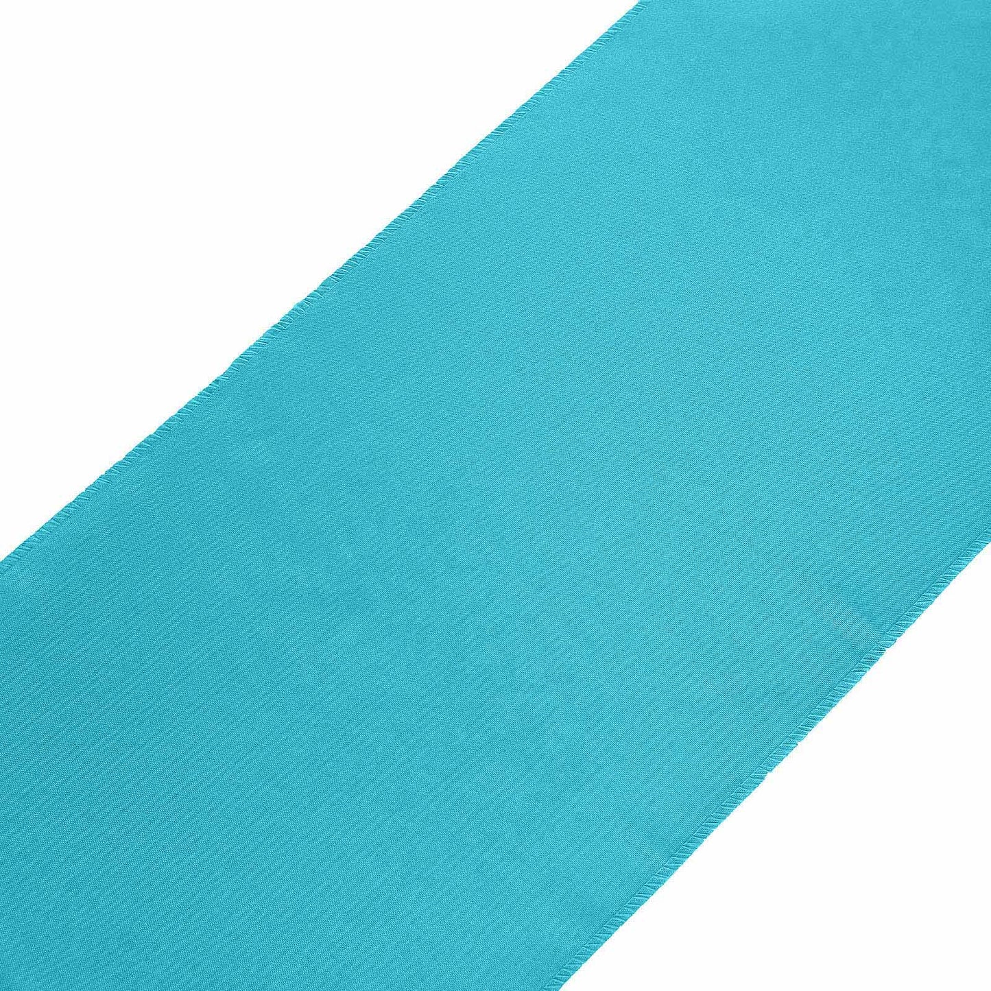 Polyester 12"x108" Table Runner Turquoise - Durable & Wrinkle - Resistant Table Decor - Linen Luxes