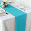 Polyester 12"x108" Table Runner Turquoise - Durable & Wrinkle - Resistant Table Decor - Linen Luxes