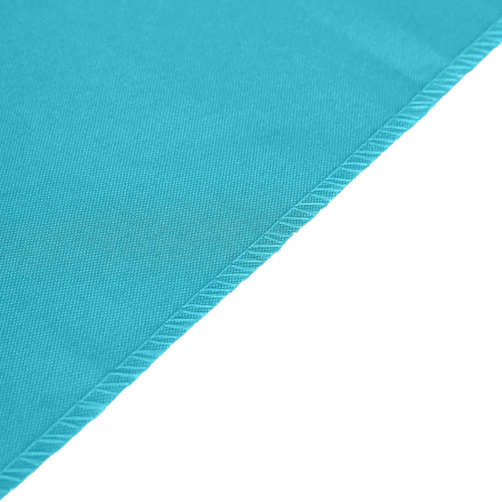Polyester 12"x108" Table Runner Turquoise - Durable & Wrinkle - Resistant Table Decor - Linen Luxes