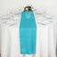 Polyester 12"x108" Table Runner Turquoise - Durable & Wrinkle - Resistant Table Decor - Linen Luxes